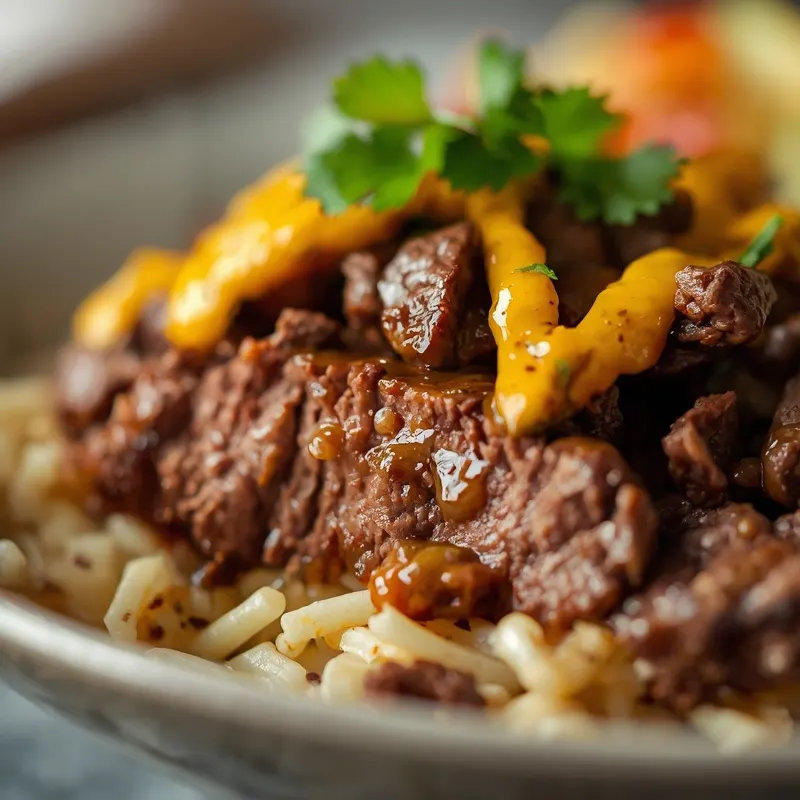 Slow Cooker Steak Burrito Bowl for Meal Prep
