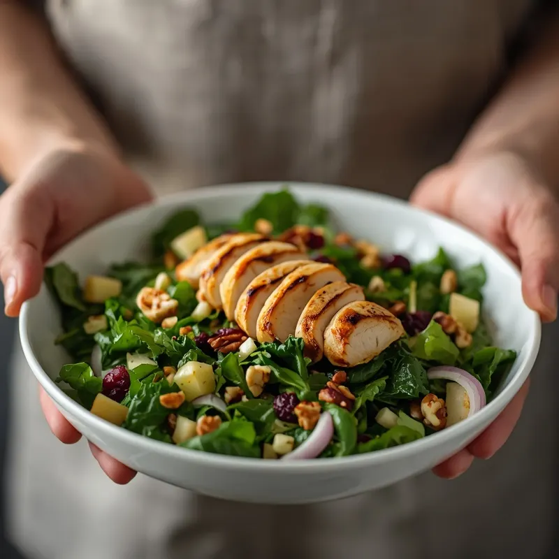 Fresh Fall Chopped Salad with Chicken Fresh Fall Chopped Salad with Chicken