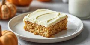 Soft Fall Sugar Cookie Bars with Creamy Frosting