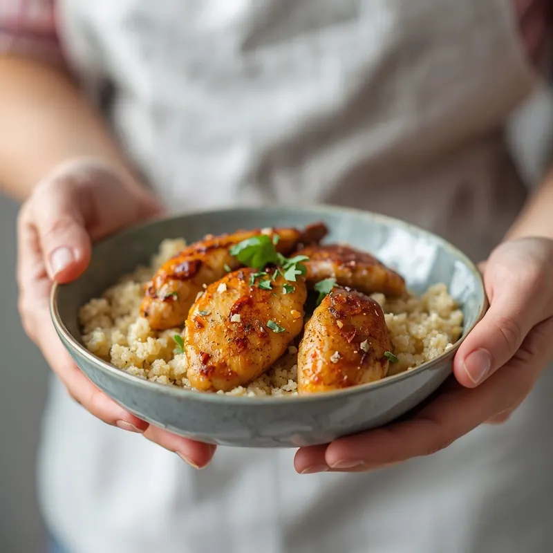 Fresh Garlic Herb Chicken Quinoa Bowls Fresh Garlic Herb Chicken Quinoa Bowls