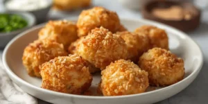 Golden Garlic Parmesan Chicken Bites