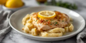 Creamy Lemon Garlic Chicken Casserole