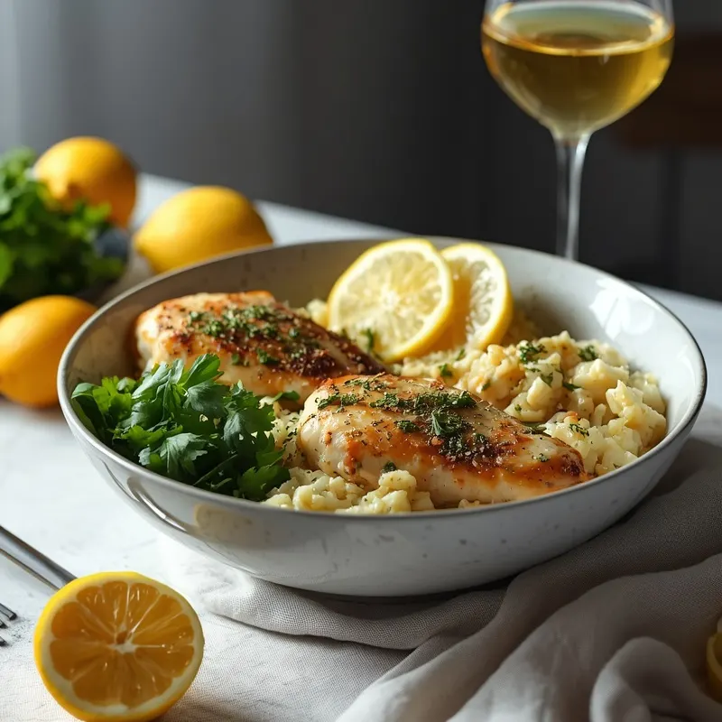 Fresh Lemon Oregano Chicken Bowls Fresh Lemon Oregano Chicken Bowls