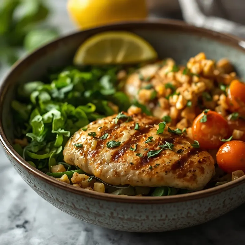 Fresh Lemon Oregano Chicken Bowls Fresh Lemon Oregano Chicken Bowls
