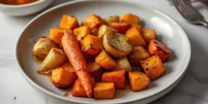 Golden Maple Roasted Root Vegetables