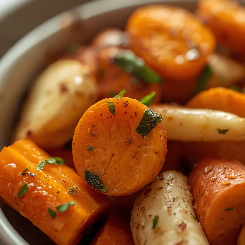 Golden Maple Roasted Root Vegetables Golden Maple Roasted Root Vegetables