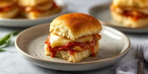 Cheesy Mini Chicken Parmesan Sliders