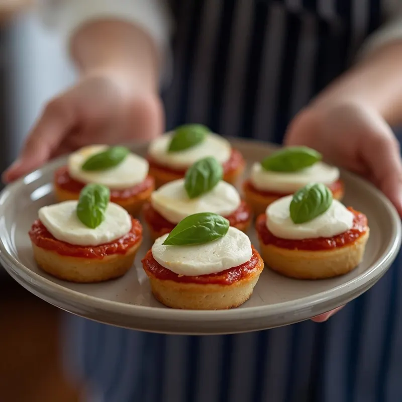 Fresh Mini Margherita Pizza Bites