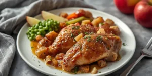 Golden One Pan Apple Cider Chicken