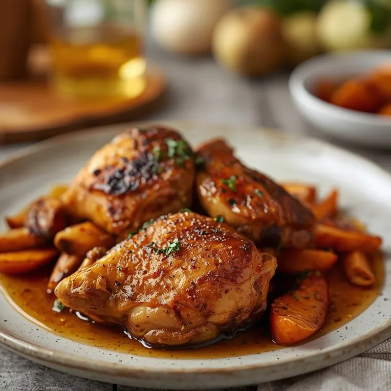 Golden One Pan Apple Cider Chicken Golden One Pan Apple Cider Chicken