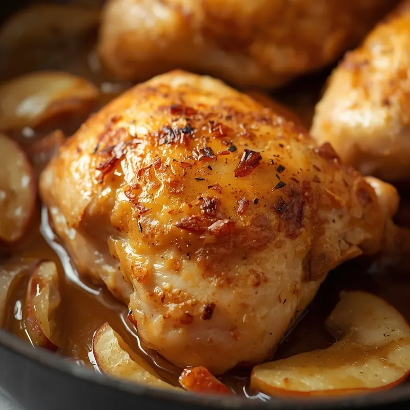 Golden One Pan Apple Cider Chicken Golden One Pan Apple Cider Chicken