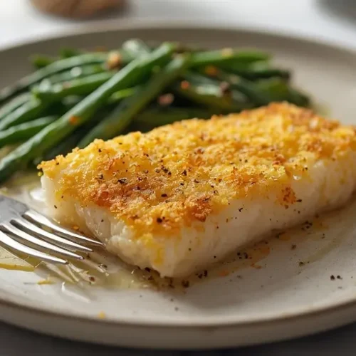 parmesan crusted cod dinner recipe