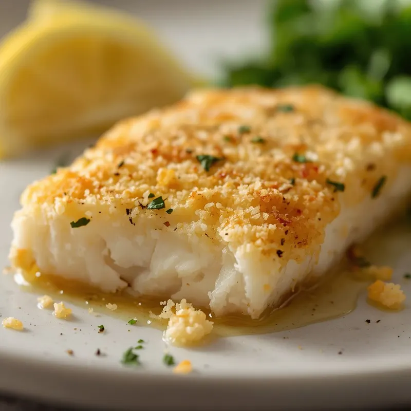 Crispy Parmesan Crusted Cod Dinner Crispy Parmesan Crusted Cod Dinner