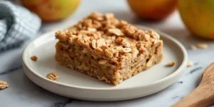 Chewy Peanut Butter Apple Oatmeal Bars