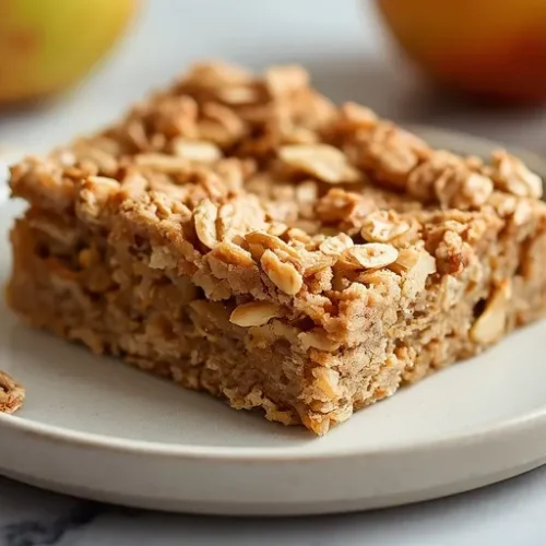 peanut butter apple oatmeal bars recipe