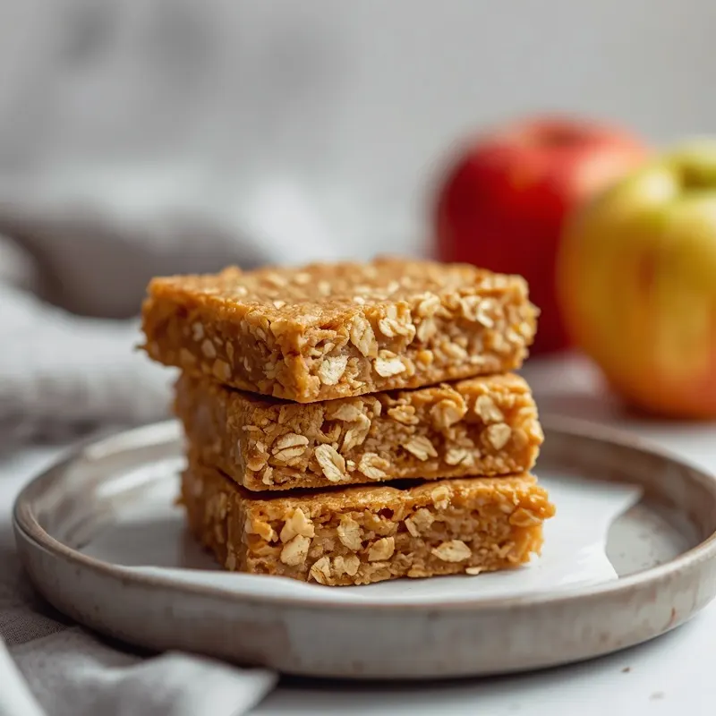 Chewy Peanut Butter Apple Oatmeal Bars Chewy Peanut Butter Apple Oatmeal Bars