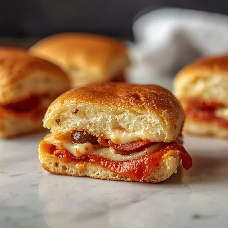 Cheesy Pizza Grilled Cheese Sliders Cheesy Pizza Grilled Cheese Sliders
