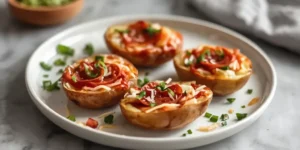 Cheesy Pizza Potato Skins