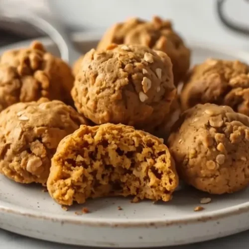 pumpkin breakfast cookie bites recipe