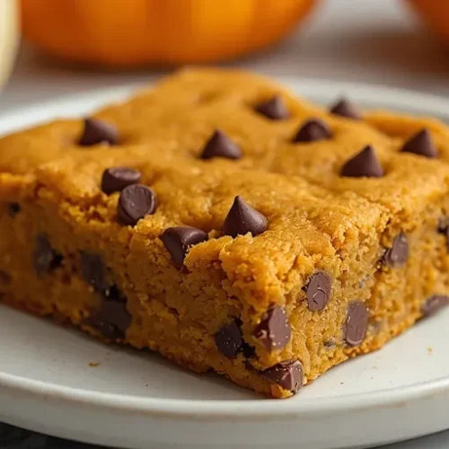 Pumpkin Chocolate Chip Lunchbox Bars recipe