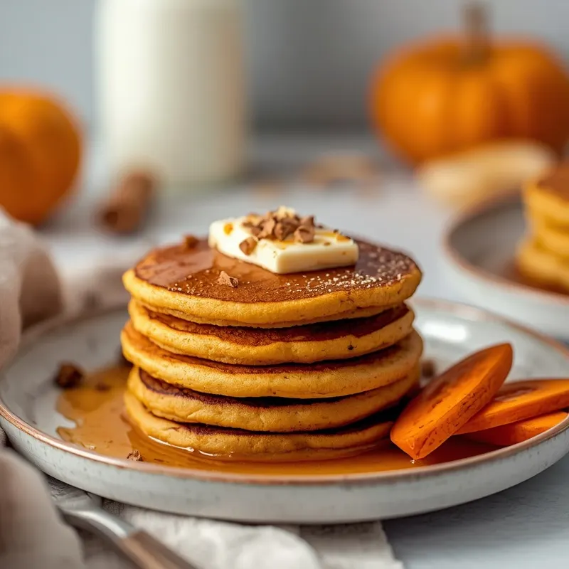 Fluffy Pumpkin Cottage Cheese Pancakes Fluffy Pumpkin Cottage Cheese Pancakes
