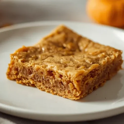 pumpkin cream cheese cookie bars recipe