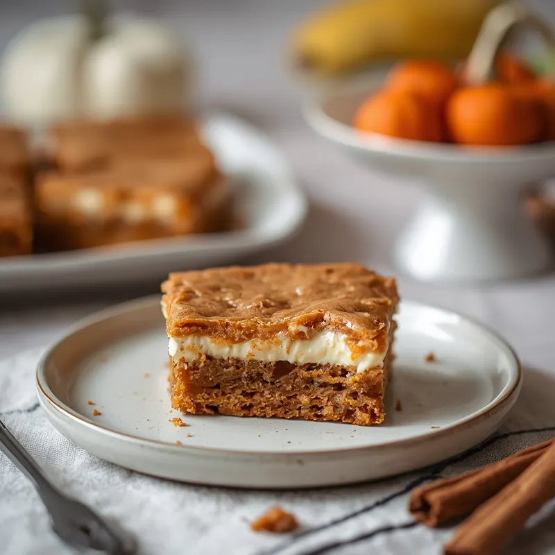 Creamy Pumpkin Cream Cheese Cookie Bars Creamy Pumpkin Cream Cheese Cookie Bars