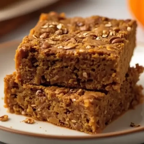 pumpkin oatmeal breakfast bars recipe