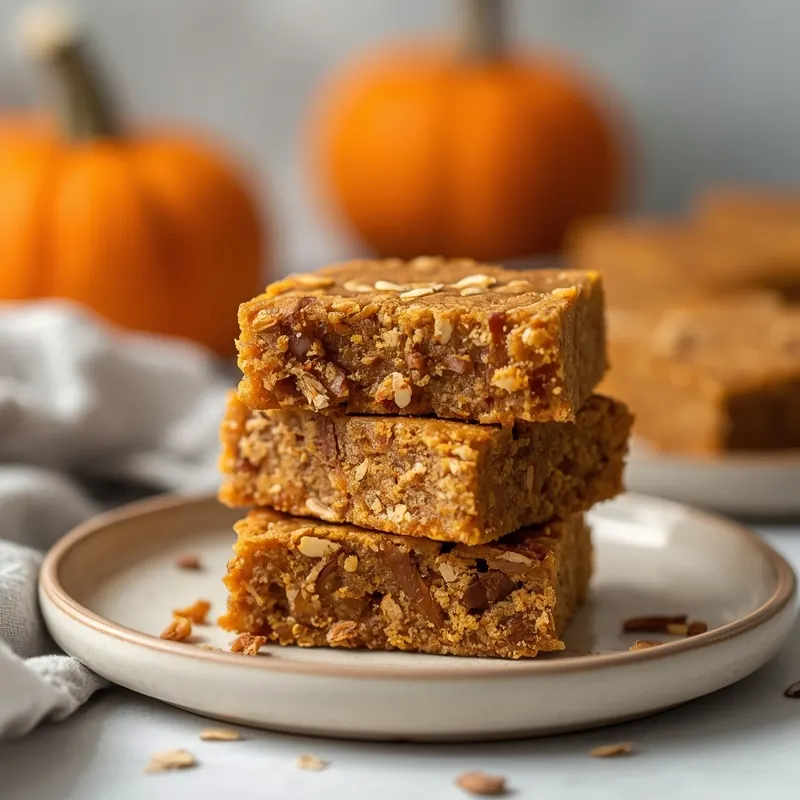 Soft Pumpkin Oatmeal Breakfast Bars Soft Pumpkin Oatmeal Breakfast Bars