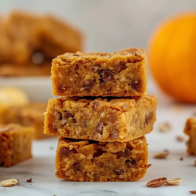 Soft Pumpkin Oatmeal Breakfast Bars Soft Pumpkin Oatmeal Breakfast Bars