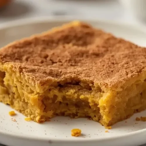 pumpkin snickerdoodle bars recipe