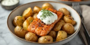 Fresh Salmon Dill Potato Bowls