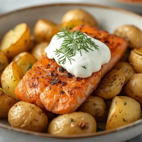 salmon dill potato bowls recipe