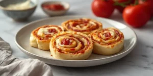 Cheesy School Lunch Pizza Pinwheels