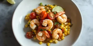 Creamy Shrimp Street Corn Skillet