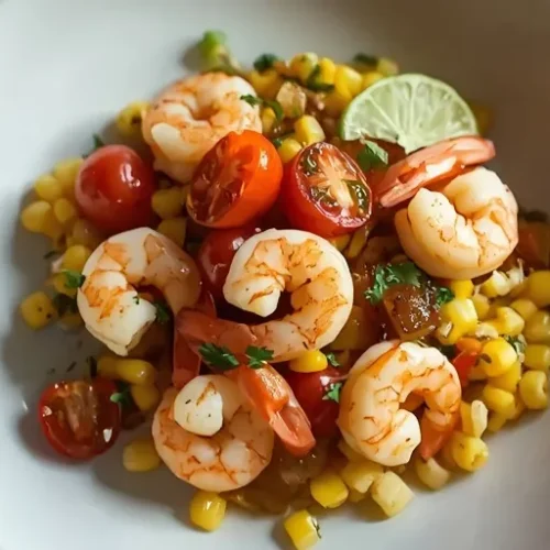 shrimp street corn skillet recipe
