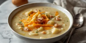 Creamy Slow Cooker Chicken Potato Soup