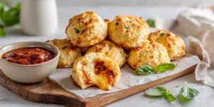 Cheesy Marinara Biscuit Bites