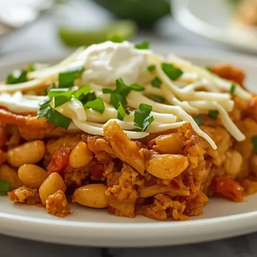 white bean chicken chili bake recipe