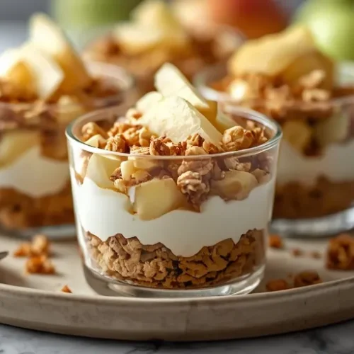 apple pear yogurt parfait cups recipe