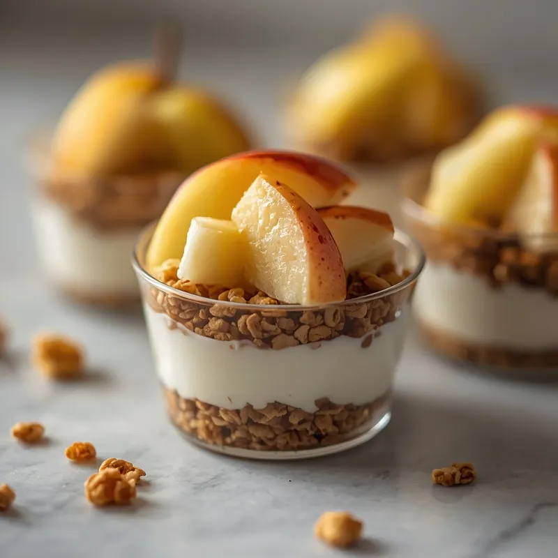 Creamy Apple Pear Yogurt Parfait Cups Creamy Apple Pear Yogurt Parfait Cups