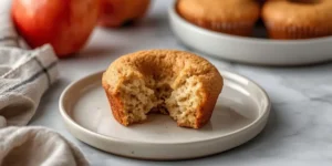 Golden Baked Apple Cider Donut Muffins
