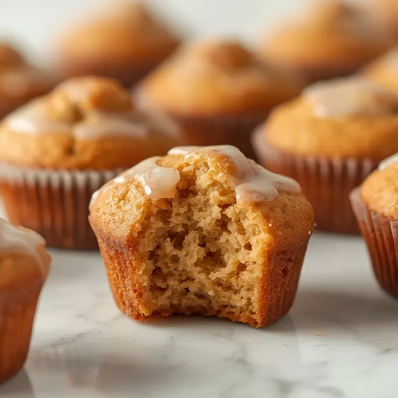 Golden Baked Apple Cider Donut Muffins