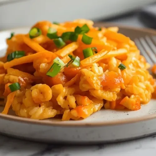 baked buffalo chicken rice casserole recipe