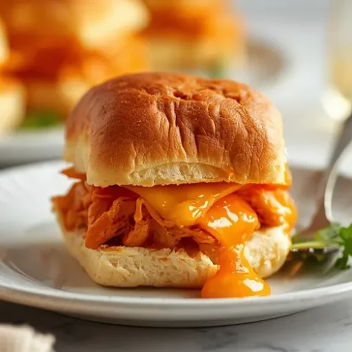 baked buffalo chicken sliders recipe
