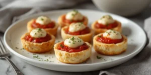 Golden Baked Cheesy Marinara Biscuit Bites
