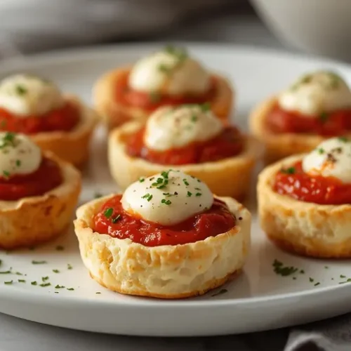 baked cheesy marinara biscuit bites recipe
