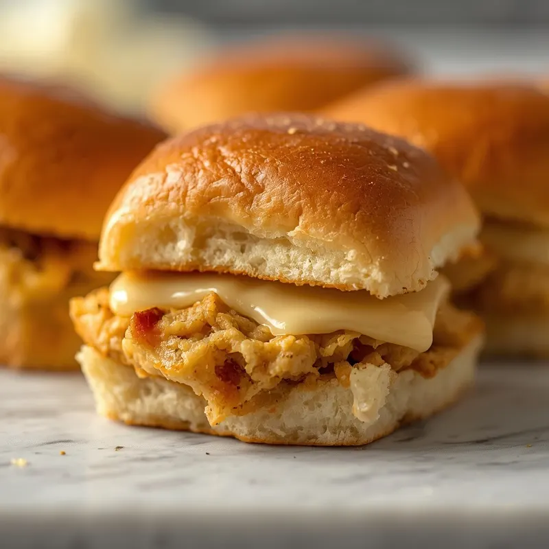 Golden Baked Garlic Butter Chicken Sliders