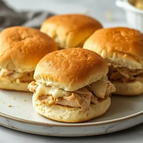 baked garlic parmesan chicken sliders recipe