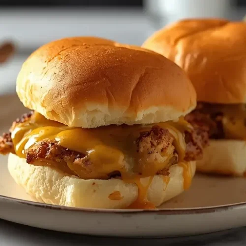 baked honey mustard chicken sliders recipe